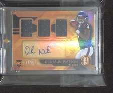 2017 Panini Gold Standard Combo Relic Autograph #278 DeShaun Watson No 49 of 49