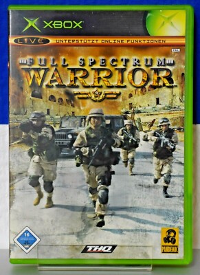Full Spectrum Warrior Xbox THQ Shooter PAL 1-2 Spieler Link System  Einkaufgp