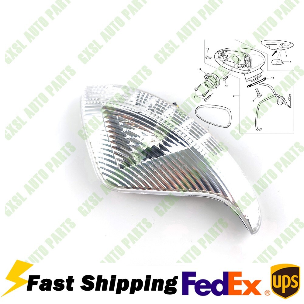For Bentley Continental GT GTC Flying Spur Right Mirror Light Lens 3W0949102