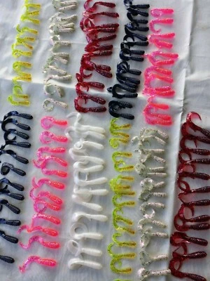 Forellen Barsch Gummi Köder Twister UL - Bild 1 von 4