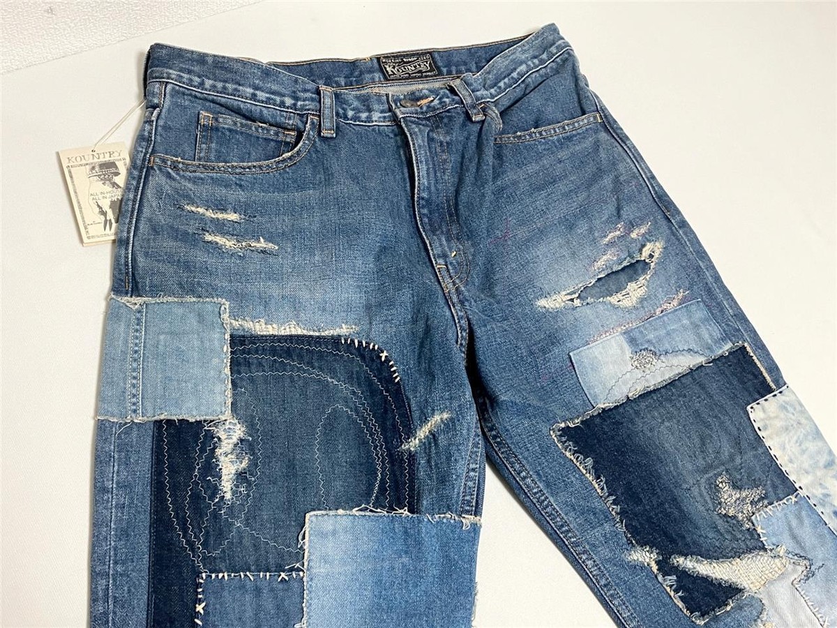 KAPITAL 14oz Denim 5P Rat Flare Pants Crazy Dixie Remake new KAPITAL 14oz Denim 5P Rat Flare Pants Crazy Dixie Remake new