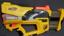 Nerf N-Strike Enlist Engage Enforce 10 Round Ammo Yellow Orange Dart Gun Blaster