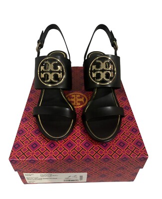 【Tory Burch】MILLER ウェッジサンダル／ココア Miller Patent Wedge Sandal: Women's Designer Sandals | Tory