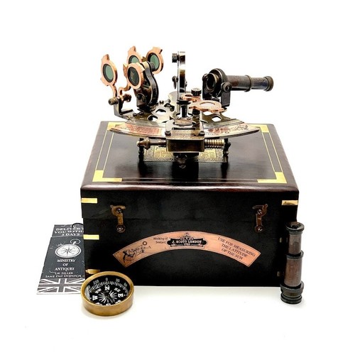 Antique Marine Maritime Nautical Compass Sextant Vintage Astrolabe Instruments - Picture 7 of 15