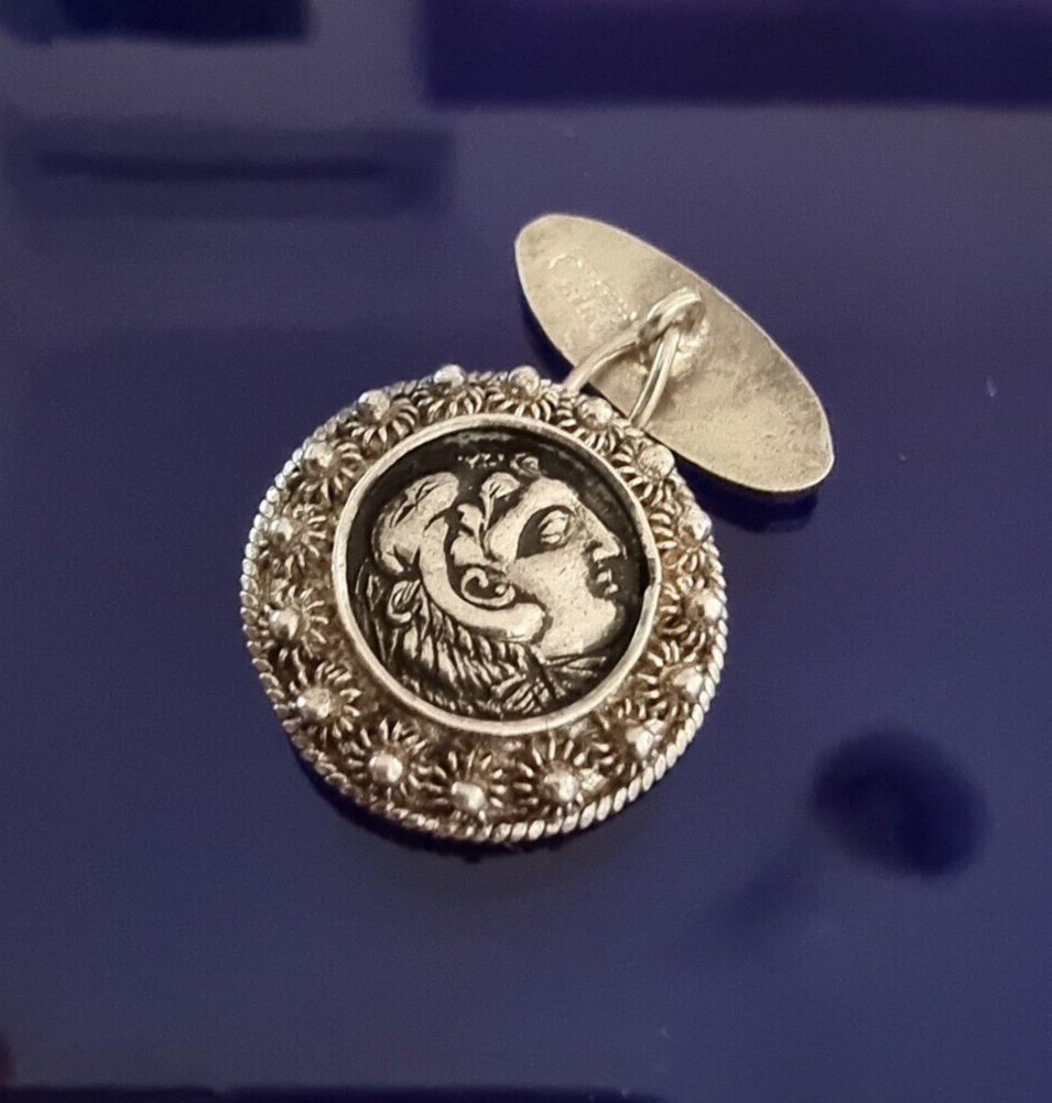 Ilias Lalaounis Greek Antiquity Sterling Silver Alexander/Hercules