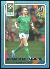 2023 Donruss RUESHA LITTLEJOHN Blue Foil /99 Rookie Card RC FIFA WWC Ireland 157