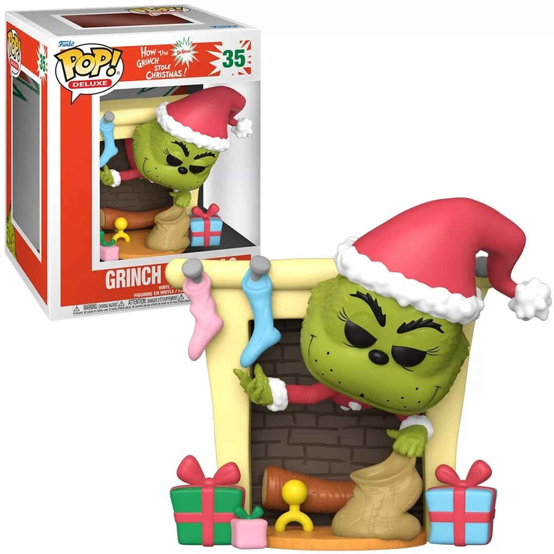 Funko El Grinch Con Bolsa 3.75" Figura De Vinilo Pop Libros Navidad 2024