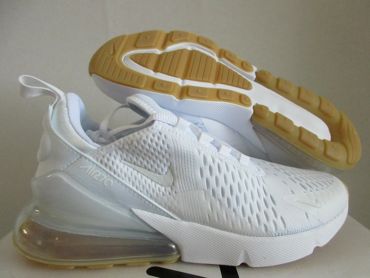 NIKE AIR MAX 270 WHITE WHITE GUM LIGHT BROWN SZ 9 DC1702 100 eBay