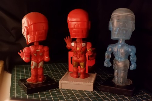 Iron Man Bobblehead | Lot of 3 | Whacky Whobblers | 2012 Original | Avengers - Picture 3 of 6