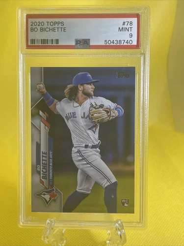 BO BICHETTE 2020 Topps #78 PSA 9 Mint Rookie Card RC Toronto Blue Jays Free Ship