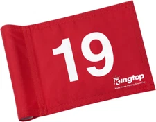 19Th Hole Golf Flag for Backyard Practice Putting Green, PGA Junior Standards, D