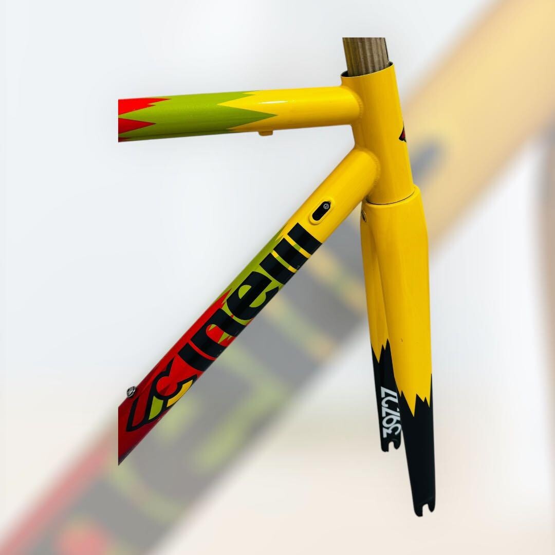 Cinelli Vigorelli Road Bike Frame Set Seat 52cm Top 53cm Cinelli Vigorelli Road Bike Frame Set Seat 52cm Top 53cm