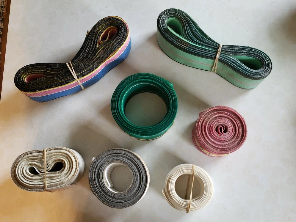 7 VINTAGE ALUMINUM CHAIR 2.25" WEBBING FOR REPLACEMENT/REPAIR MULTICOLOR 250'+ - Image 2 of 4
