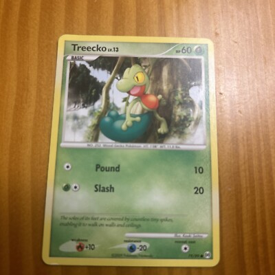 Treecachu Card Treecko 79/99 - Arceus - Pokemon Card | eBay