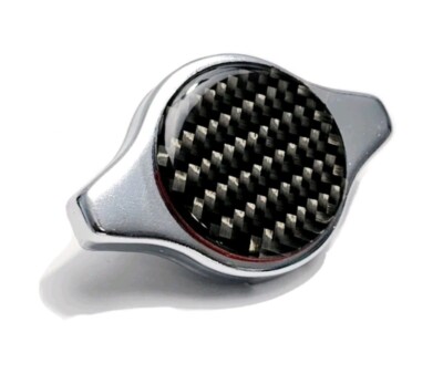 FOR 01-05 HONDA CIVIC EM2 SI RACING 1.3 KG CARBON FIBER RADIATOR CAP JDM