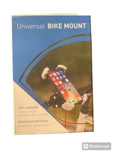 Universal Bike, Bicycle 360° Rotatable Phone Holder Mount Nee
