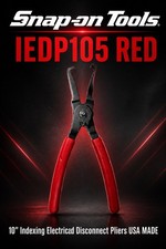Snap On Tools 10 Indexing Electrical Disconnect Pliers Red Usa Made New Snap On Tools 10 Indexing Electrical Disconnect Pliers Red Usa Made New
