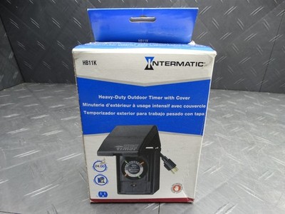 Intermatic HB11K 15 Amp 24-Hour Outdoor Plug-In Heavy Duty Timer, Black