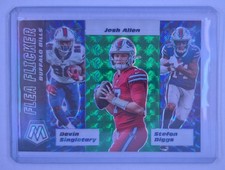 2020 Panini Mosaic Devin Singletary/Josh Allen/Stefon Diggs #FF3 Flea Flicker