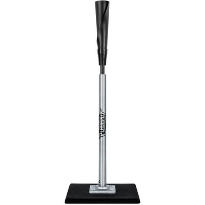 PLAYAPUT Portable Batting Tee for Baseball/Softball, Height Adjustment Black
