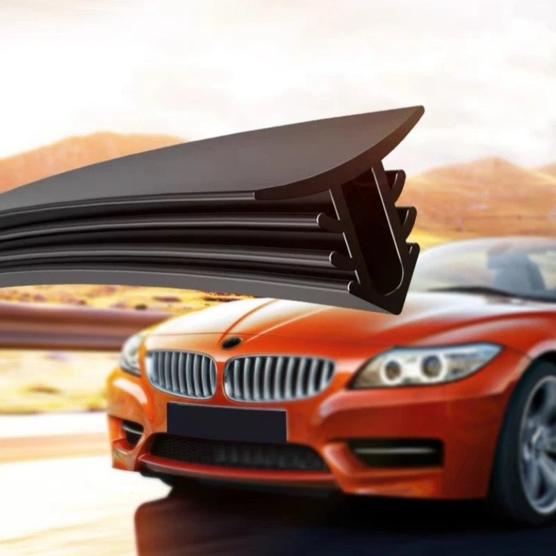 Tira de sellado de sonido de goma para automóvil de actualización 1,6 M tipo U bordes de tablero tira de sellado EE. UU. Foto 4 de 4