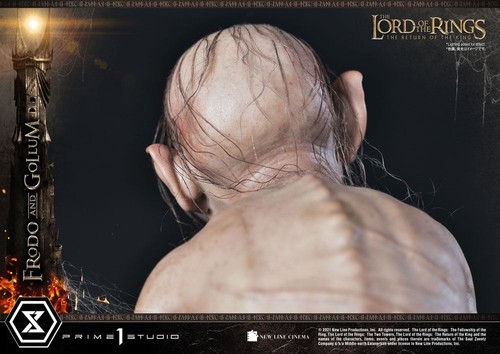 LORD OF THE RINGS Frodo & Gollum Bonus Ver. 1/4 Polystone Statue Prime 1 Studio - Imagen 12 de 24