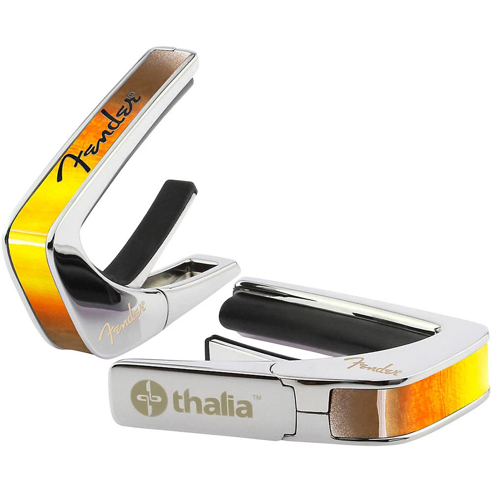 Thalia x Fender Chrome Finish Sunburst Capo Black Spaghetti Logo 16090₽