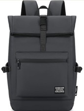 Business Travel Backpack for Men Water Resistant Laptop Backpack 15.6 Gray