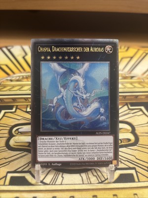 Yugioh Chasma, Dragon Ruler Of The Auroras ALIN-EN047 Quarter Secret Rare