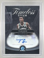 Tyler Smith 2025 Bowman #TTA-TS Timeless Touch Signatures Chrome Auto