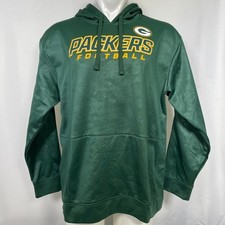 Green Bay Packers NFL Football CSA Green Gridiron Hoodie Men's XL NWT