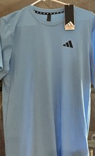 NWT Men  s Small Adidas T Shirt Light Blue