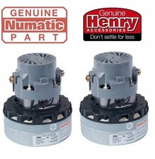 2x Genuine Numatic BL21104 205411 Bypass Motors for George Wet Vacuum 230V