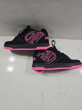 Heelys Propel 2.0 Unisex Youth Size 3 Skate Shoes Black Hot Pink Vintage
