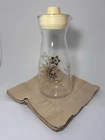 Pyrex Vintage Glass Juice Pitcher Carafe With Lid 32 Ounces