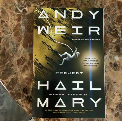 Project Hail Mary by Andy Weir Paperback Sci-Fi Novel Brand New