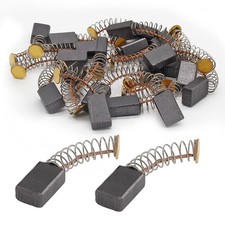 20 PCS 12x8x5 mm Carbon Brushes Spring Wires Motor Replacement Power Tools