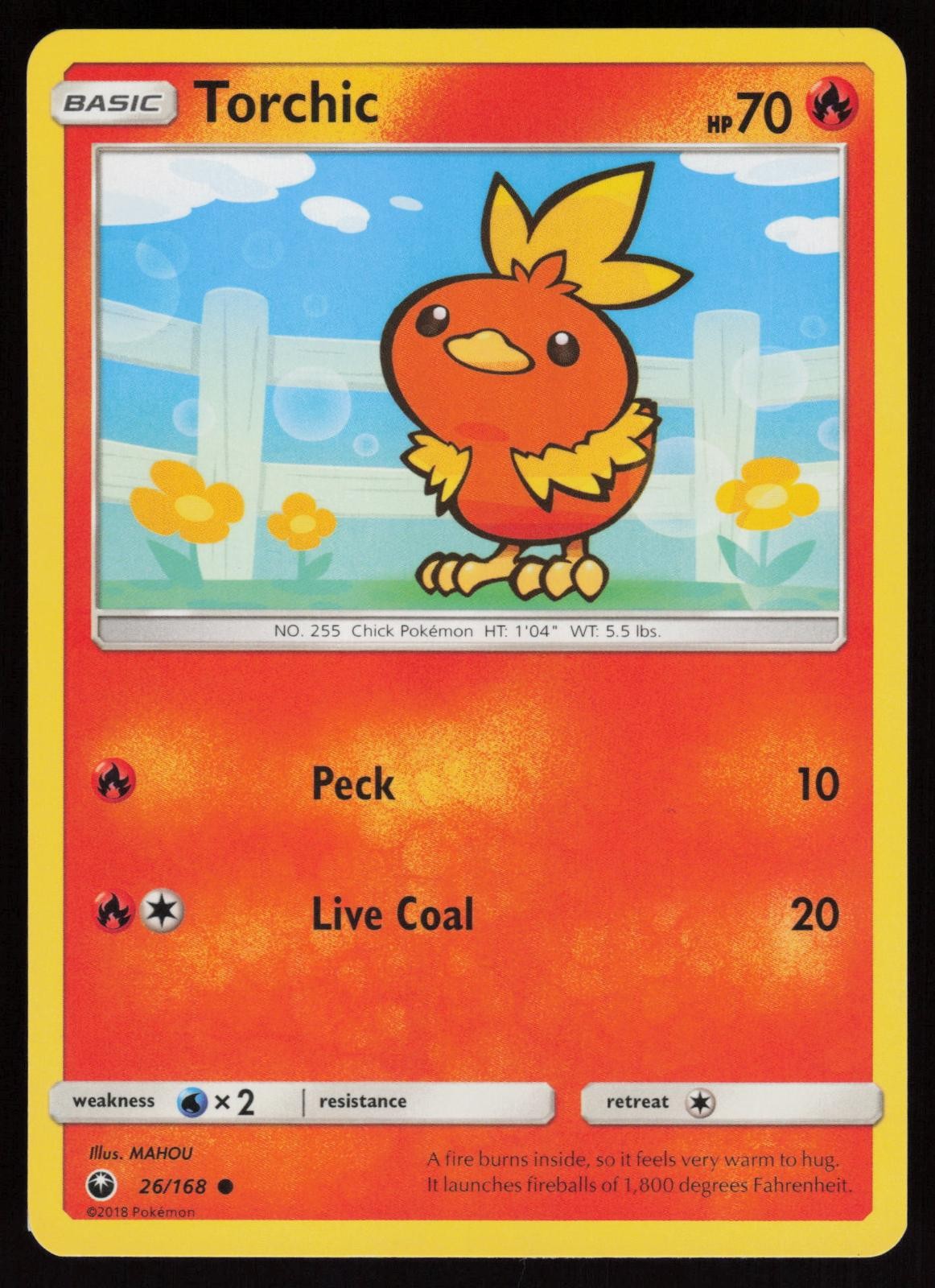 TORCHIC 26/168 COMMON CELESTIAL STORM POKEMON NM/M