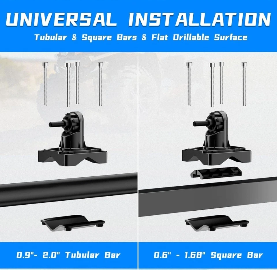 Portaherramientas para ATV, montaje de herramientas de caza, empuñaduras de arco con correas de goma Foto 4 de 4