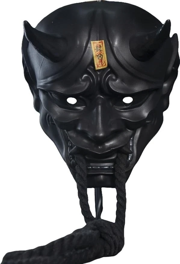 OAJABBGE Tragbare Japanische Dämonen Maske Gedruck Produktbild-Vorschau 12