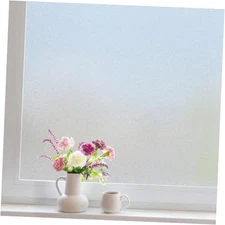  Window Privacy Film, Frosted Glass Window Film, Static 23.6" x 78.7" Pure