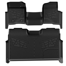 Floor Mats For Ford F-150 2011 2012 2013 2014 Crew Cab All Weather Floor Liners