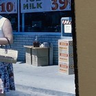 Women & Boy @ Reeves Food Centers, Bowling Green KY, Nehi Soda 1960's 35mm Slide — photo 4
