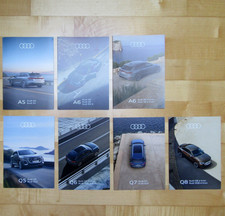 7 Stk. Audi Prospekte, A/5 Format 6 Seiten, A...