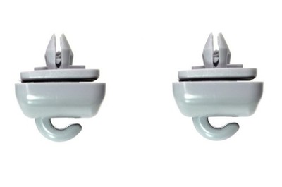 fits 2004 to 2005 Audi S4 Sun Visor Hook Clip Gray Left and Right