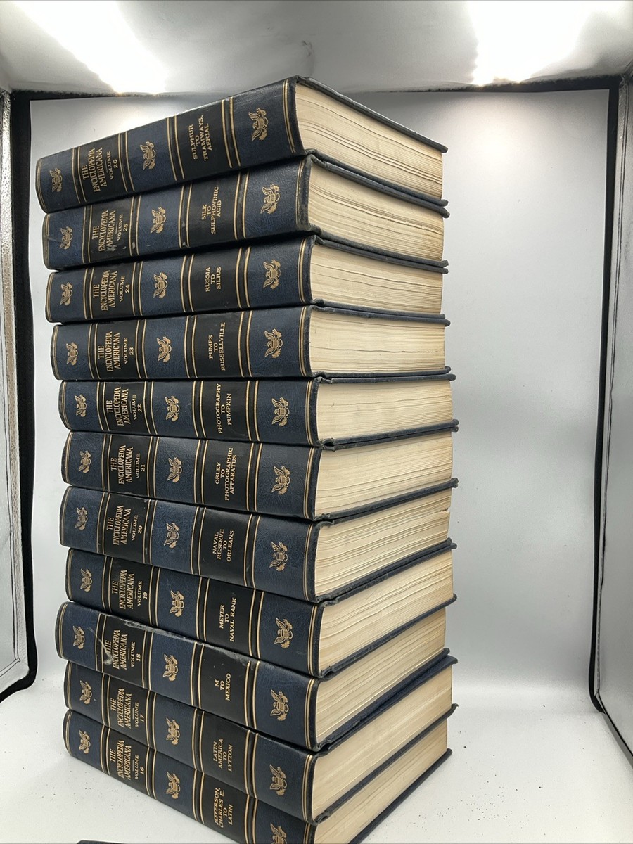 The Encyclopedia Americana Edition Hardcover (Complete Set