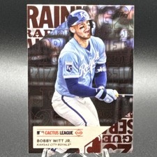 Topps 2025 Series 1 Bobby Witt Jr. TG-6 Training Grounds Kansas City Royals