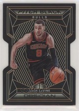 2019 Panini Obsidian Pitch Black Electric Etch Orange 13/35 Zach LaVine #8 hs9