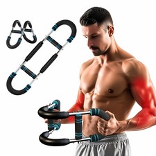 Twister Arm Trainer   Adjustable Chest Expander  Upper Body Workout Bar for ...
