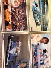 Vintage Indy 500 “Mario Got Robbed” Racing Placemats Lot – Andretti Unser